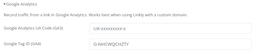 Paste your **Measurement ID** into the Google Tag ID (GA4) box.